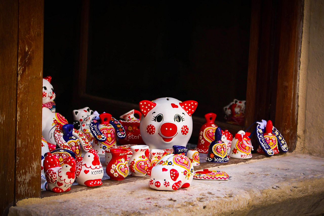 Kotor, Montenegro, Ceramic Souvenirs